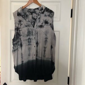 Rock & republic ombré button up NWT